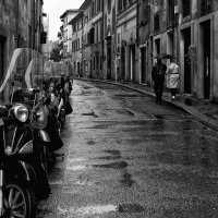 Mono 1st – Walking Florence in the Rain by Darryl Neill
