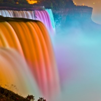 Color 3rd – American Falls Illumination by Rohit Kamboj
