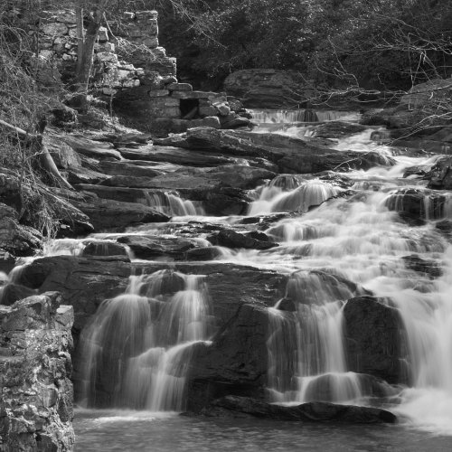 Little Bear Creek Falls and Mill Ruins - Jim Harrison