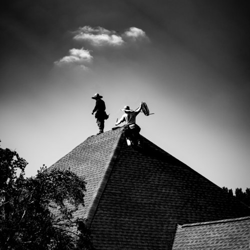 Mono-3rd-Roofers at Work by Stephen Mathera