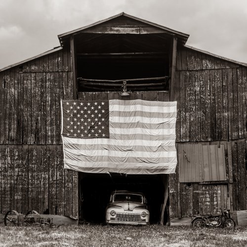 Mono 3rd-Star Spangled Barn by Mike Shaefer