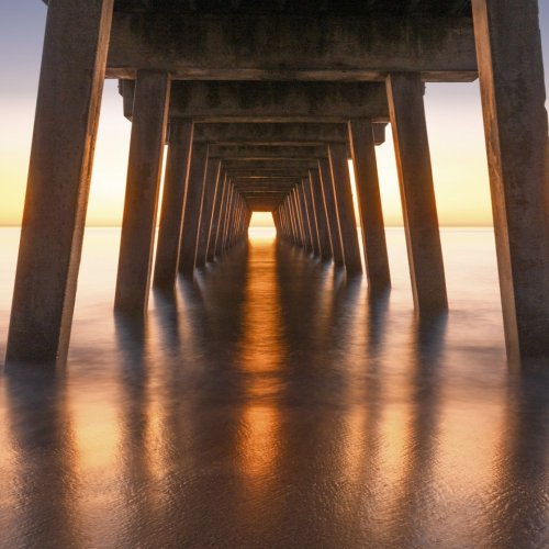 Color 2nd Golden Pier by Mark Wayne