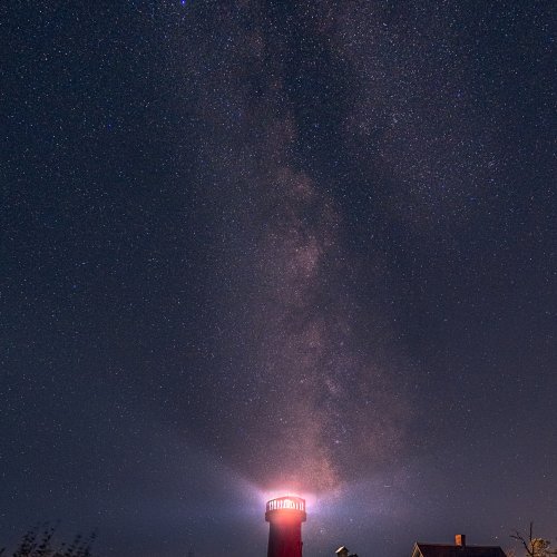 1st Place Color - Milky Way Over Nauset Light by Steve Director