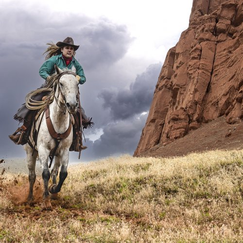Color-1st-Ramblin Cowgirl by Mike Shaefer