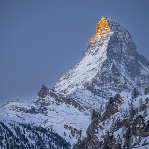 Color 1st  Matterhorn First Light by Mark Wayne
