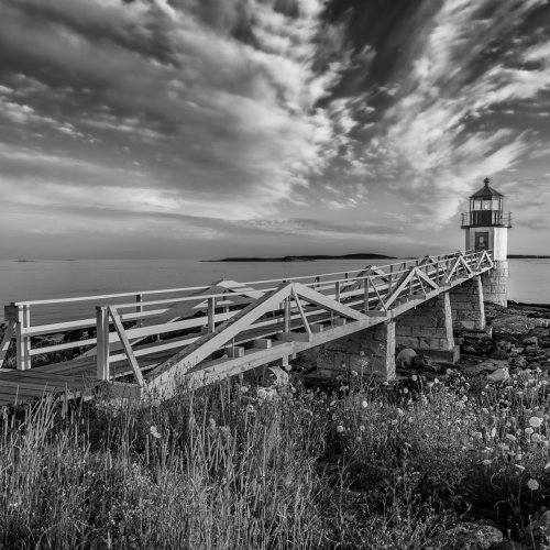 1st Mono - Marshall Point Lighthouse by Steve Director