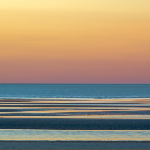 Color 1st and Members Choice - Low Tide at Dusk by Steve Director